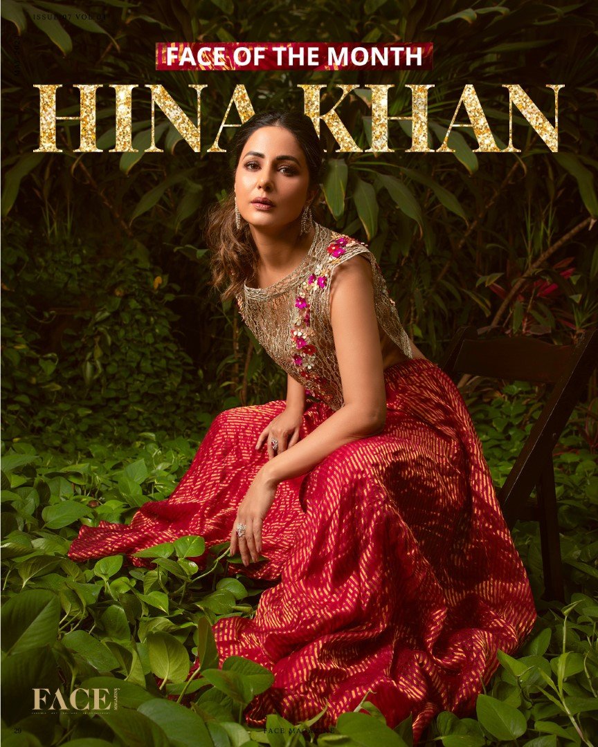 Hina Khan: Face Magazine’s Icon of the Month, Redefining Elegance and Excellence