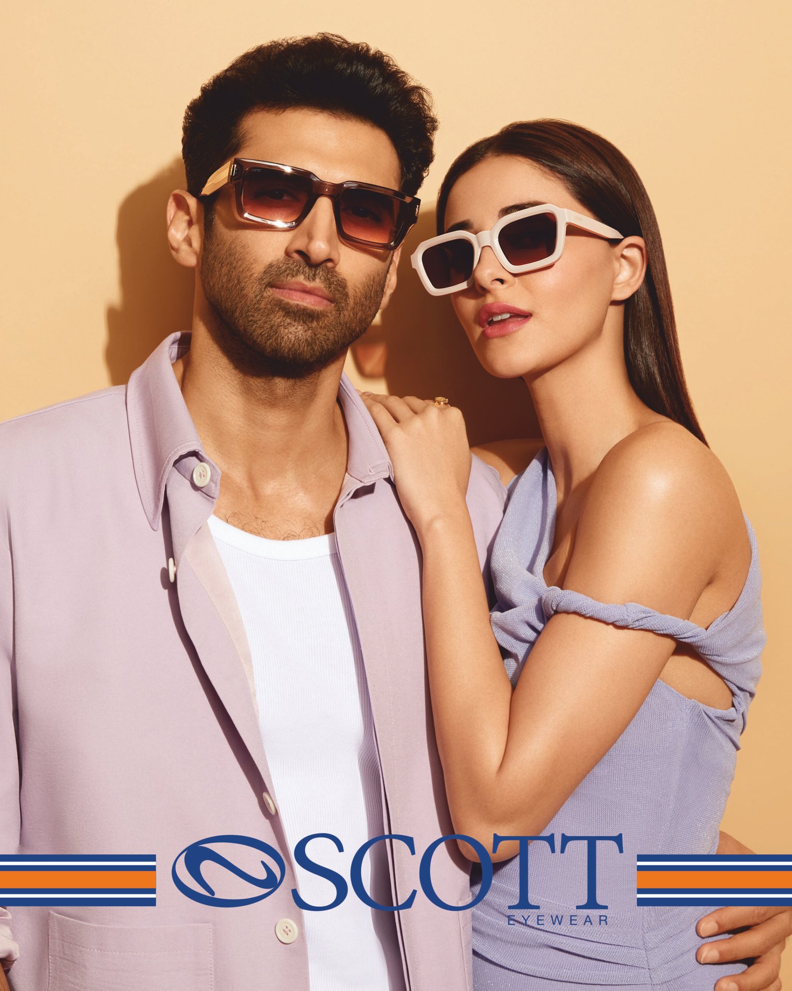 “Unveiling Glamour: Scott Eyewear’s SS ’24 Collection Shines with Aditya Roy Kapur and Ananya Panday”