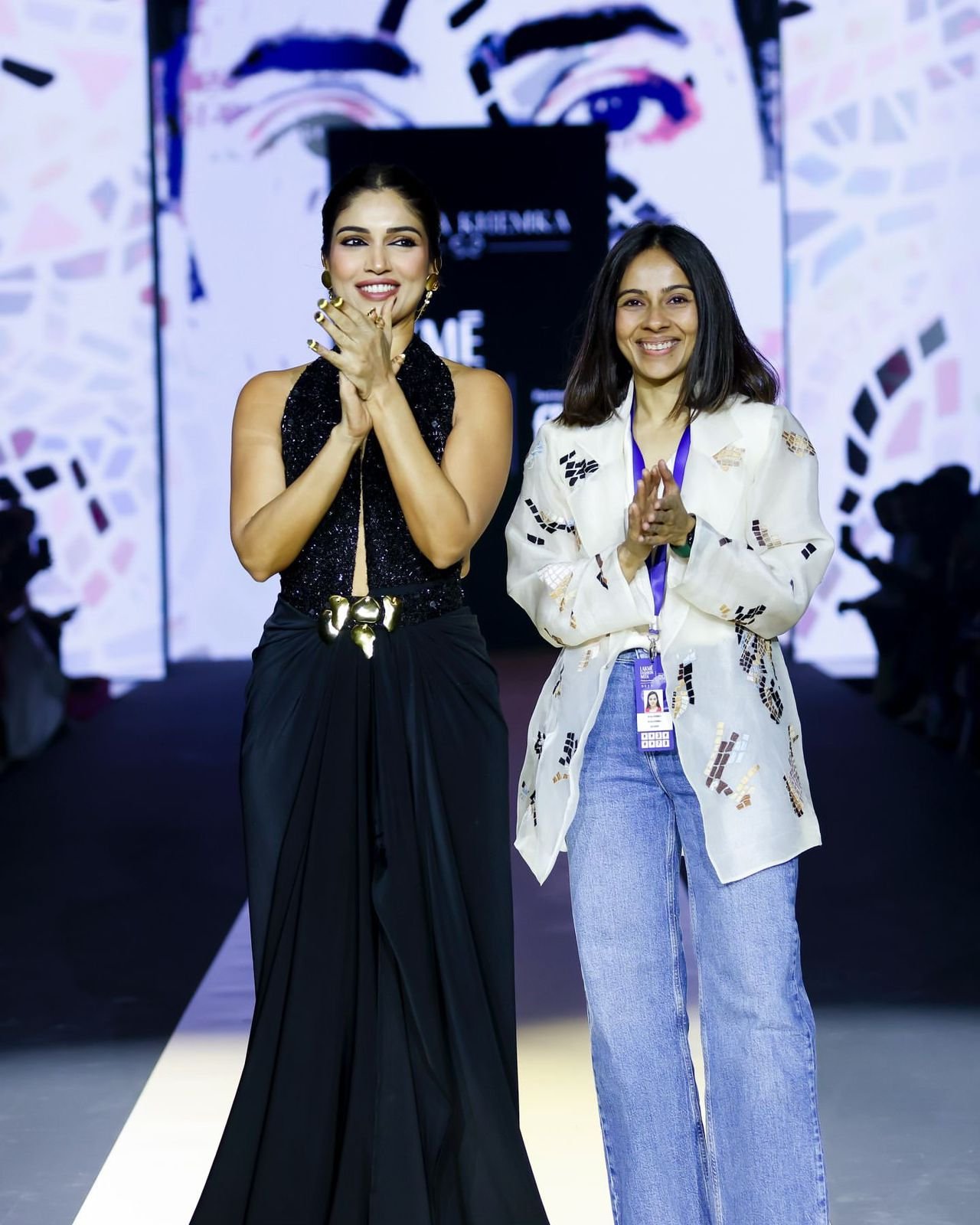 Richa Khemka’s Stunning Debut with Composite explored ‘Piecing Together Art’, Celebrating the Beauty of Mosaic Artwork in Fluid Silhouettes, at Lakmé Fashion Week x FDCI Runway