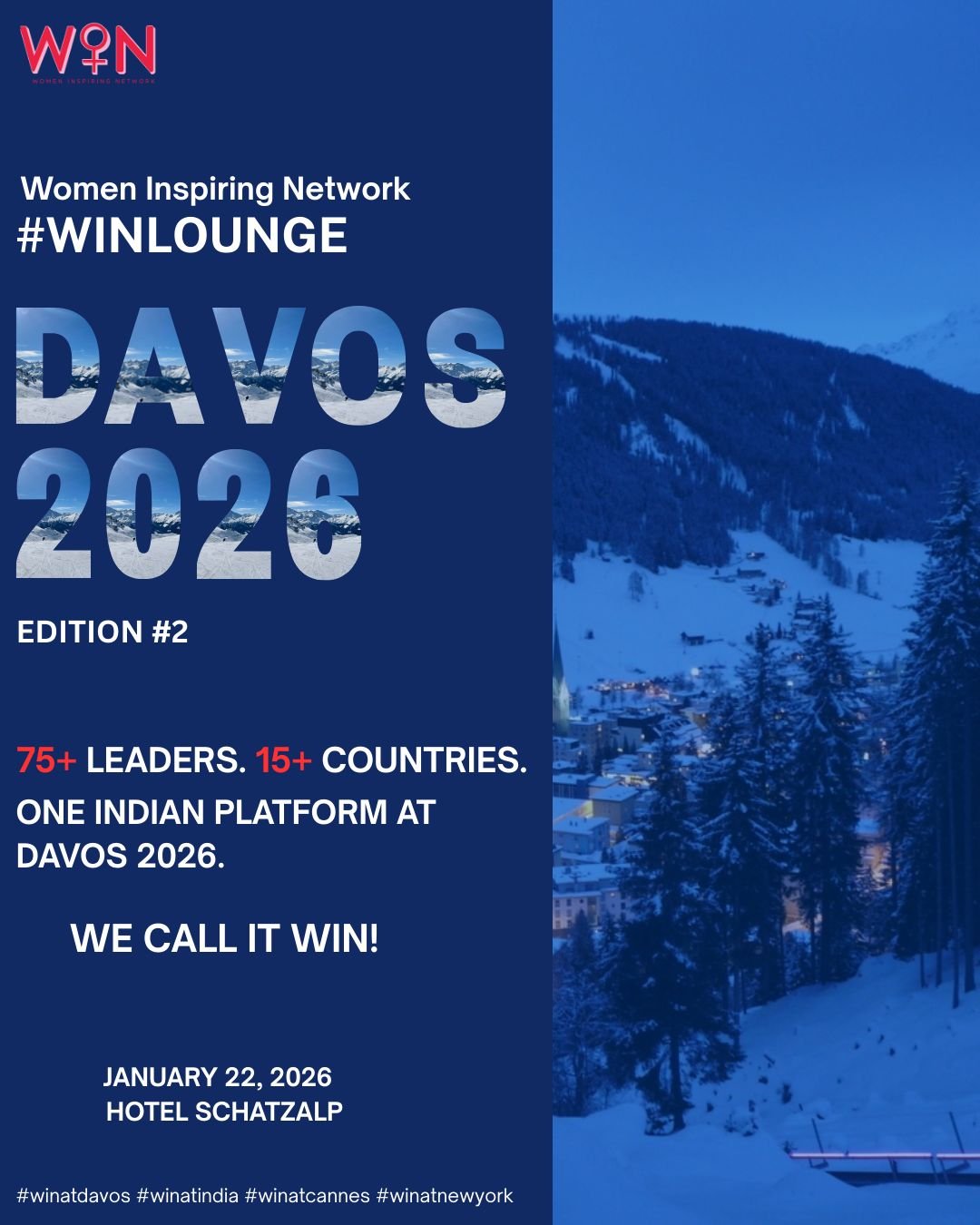 Women Inspiring Network Returns to Davos 2026 with the Second Edition of the WIN Lounge